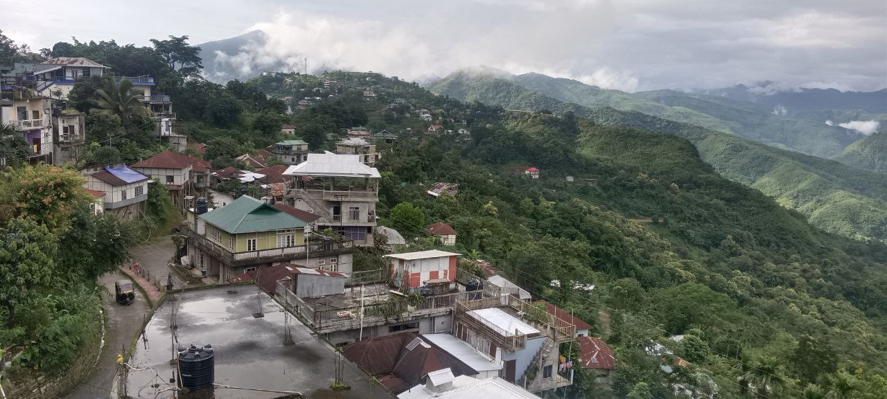 Hill town panorama, Mizoram